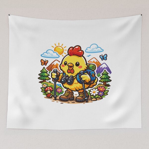 Item preview, Mountain Trekker Chick designed and sold by Chill Chicken Studio.