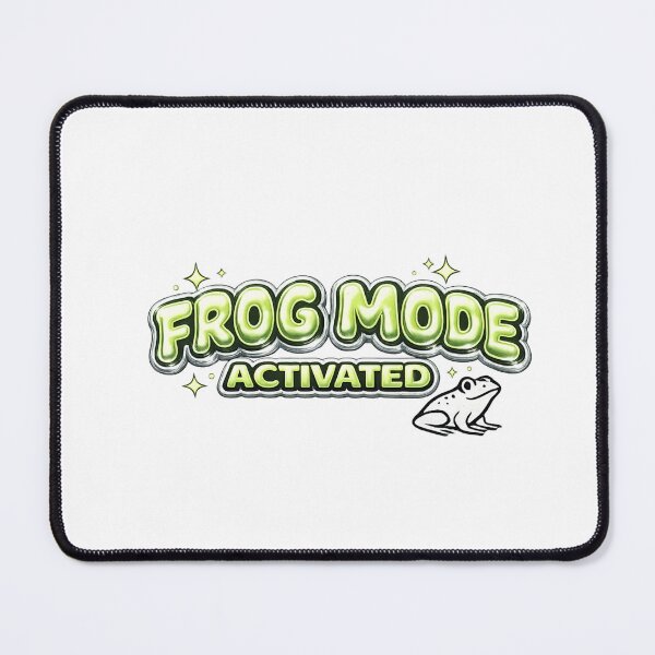 Item preview, Frog Mode Activated Y2K Chrome Bubble Text Shirt Retro 2000s Aesthetic Frog Lover Tee Nostalgic Gift designed and sold by Moss & Mellow.