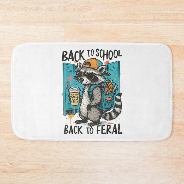 Item preview, Back to Feral Raccoon Back to School Funny Kids Student Teacher Coffee Backpack Gift designed and sold by kiralynstration.