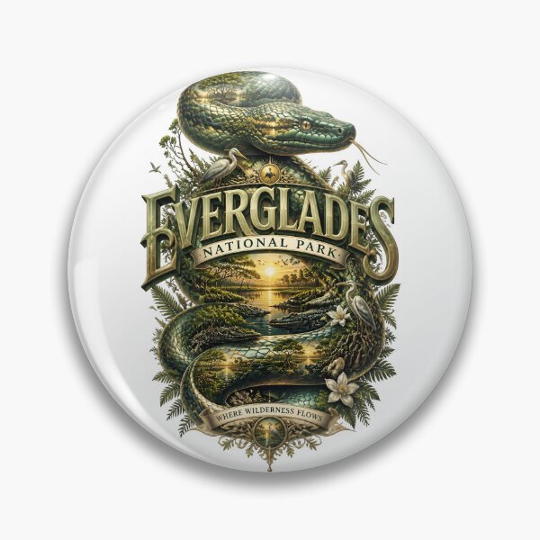 Item preview, Everglades Emerald Serpent Wilderness designed and sold by Sovereign Supply Co..