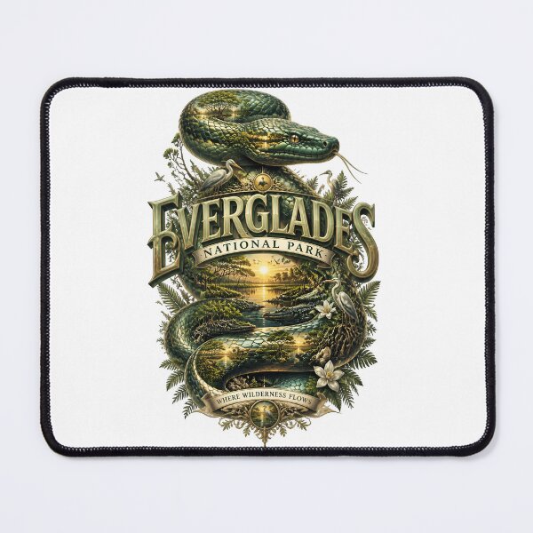 Item preview, Everglades Emerald Serpent Wilderness designed and sold by Sovereign Supply Co..