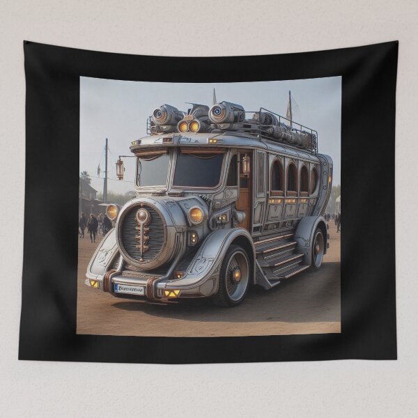 Item preview, 21st Century Van – Retro-Futuristic Journey designed and sold by Kunoichi-34.