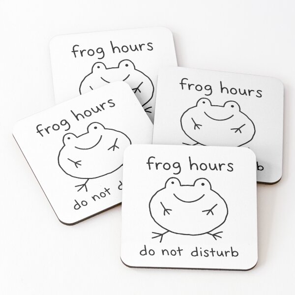 Item preview, Frog Hours Do Not Disturb Funny Anti Design Doodle Shirt Frog Lover Gift Relatable Humor Tee designed and sold by Moss & Mellow.