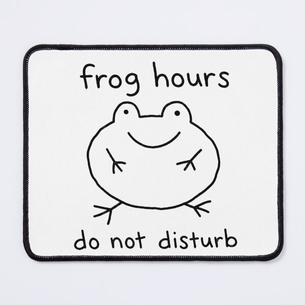 Item preview, Frog Hours Do Not Disturb Funny Anti Design Doodle Shirt Frog Lover Gift Relatable Humor Tee designed and sold by Moss & Mellow.