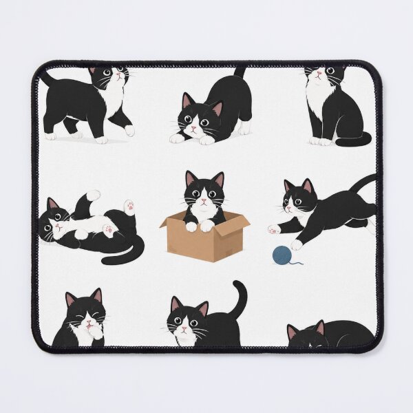 Item preview, Tuxedo Cat Cute Poses Collection designed and sold by Owcomm.