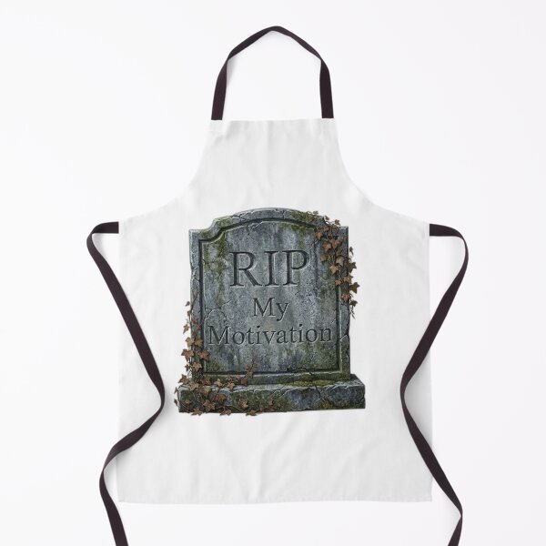 Item preview, RIP My Motivation Funny Tombstone Dark Humor designed and sold by ryanguas.