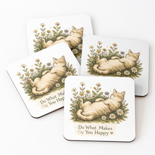 Item preview, Botanical-themed cats designed and sold by Spirit of Siam.