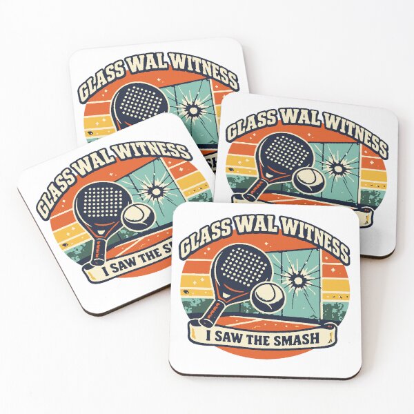 Item preview, Glass Wall Witness Padel Smash designed and sold by Concrete Coffee Studio.