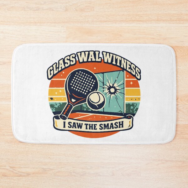 Item preview, Glass Wall Witness Padel Smash designed and sold by Concrete Coffee Studio.