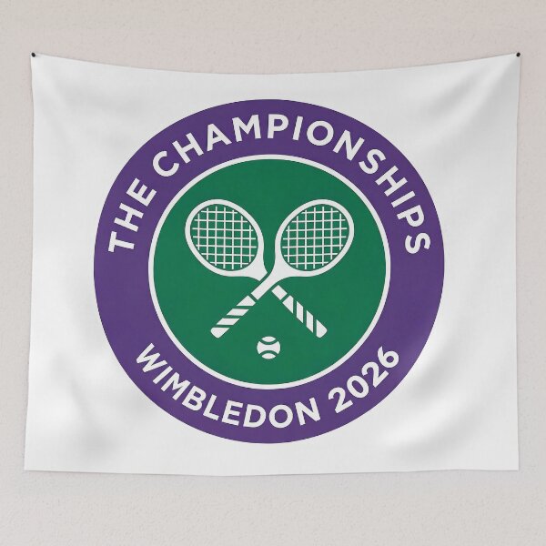 Item preview, Wimbledon 2026 Champions Tennis Championship Emblem designed and sold by Abeshinobi.