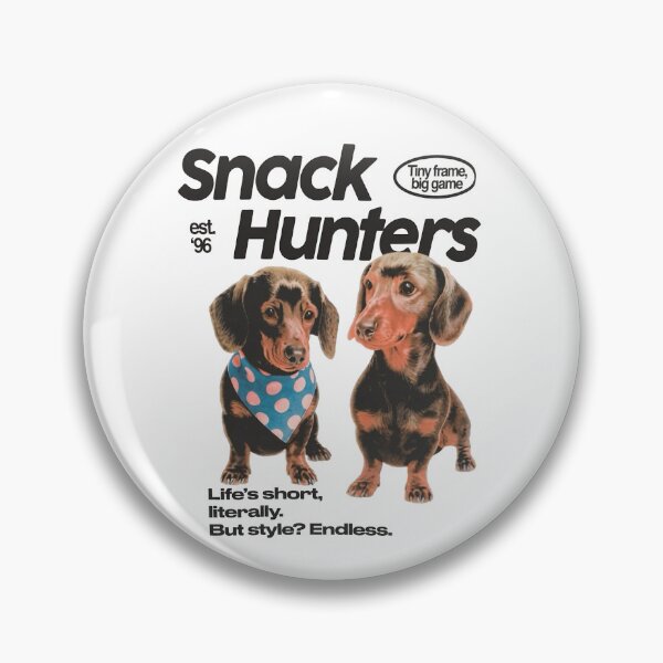 Item preview, Snack Hunters Funny Dachshund Dog Lover Vintage Shirt designed and sold by Cleckchave.