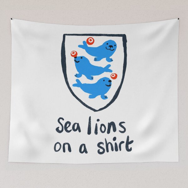 Item preview, Vintage Sea lions on a shirt designed and sold by johnhaugg.