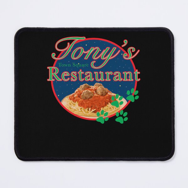 Item preview, for Tony's Town Square Restaurant Featuring a Plate of Spaghetti designed and sold by RLatvia.