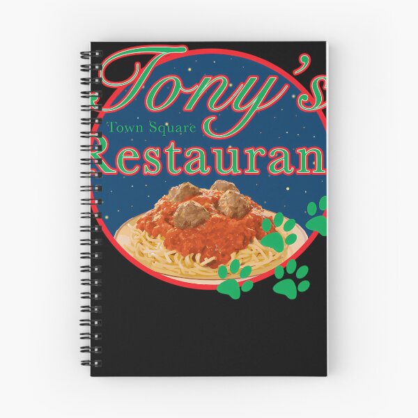 Item preview, for Tony's Town Square Restaurant Featuring a Plate of Spaghetti designed and sold by RLatvia.