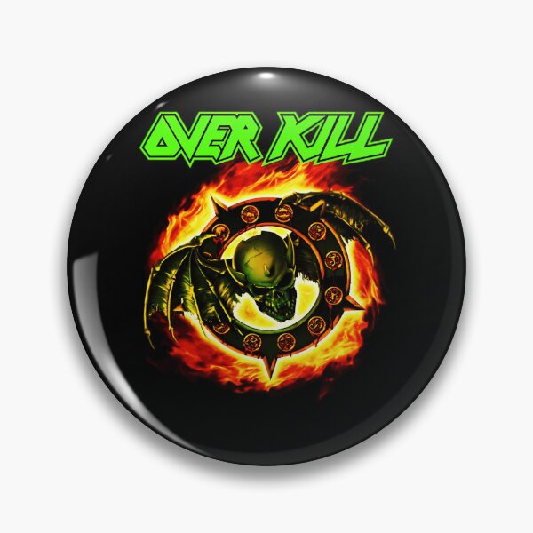 Item preview, Flaming Crest Featuring a Green Horned Skull with Bat Wings designed and sold by RLatvia.