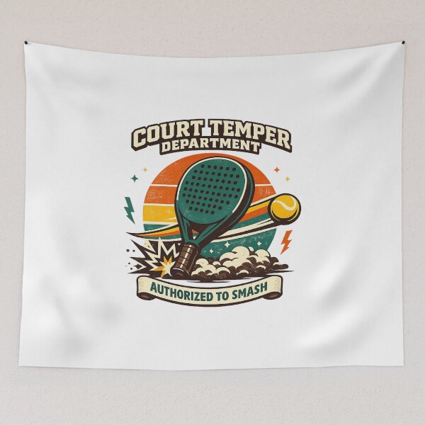 Item preview, Court Temper Department Authorized To Smash designed and sold by Concrete Coffee Studio.