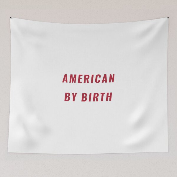 Item preview, American By Birth Shirt – Patriotic USA Tee | Uncle Jichuan designed and sold by Uncle-Jichuan.