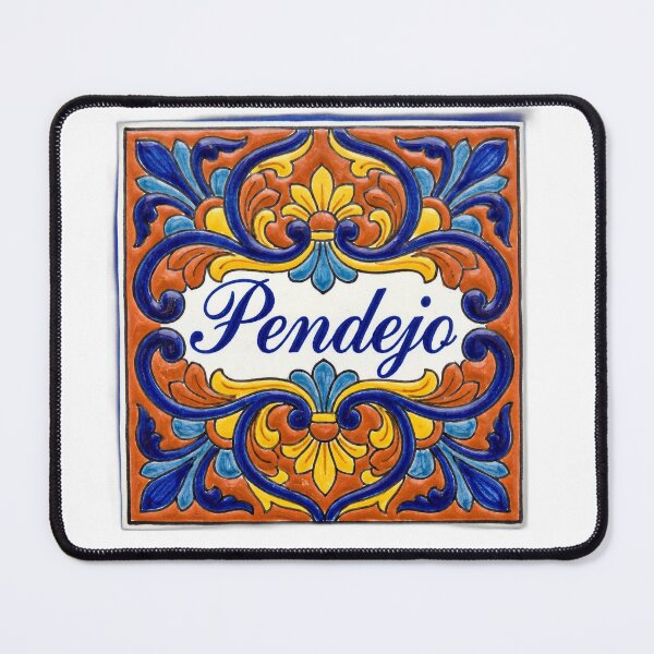Item preview, Pendejo Mexican Talavera Tile Funny Insult designed and sold by ryanguas.