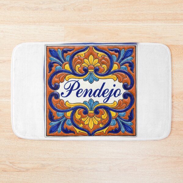 Item preview, Pendejo Mexican Talavera Tile Funny Insult designed and sold by ryanguas.