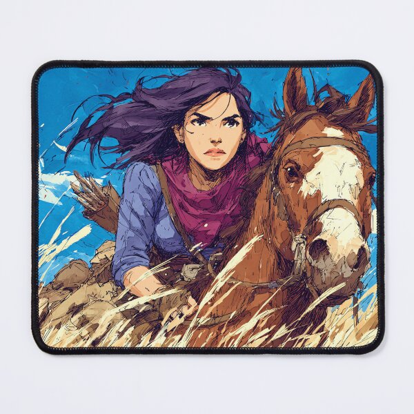 Item preview, Wild Horizon - Warrior Rider Graphic Art designed and sold by Banal25.