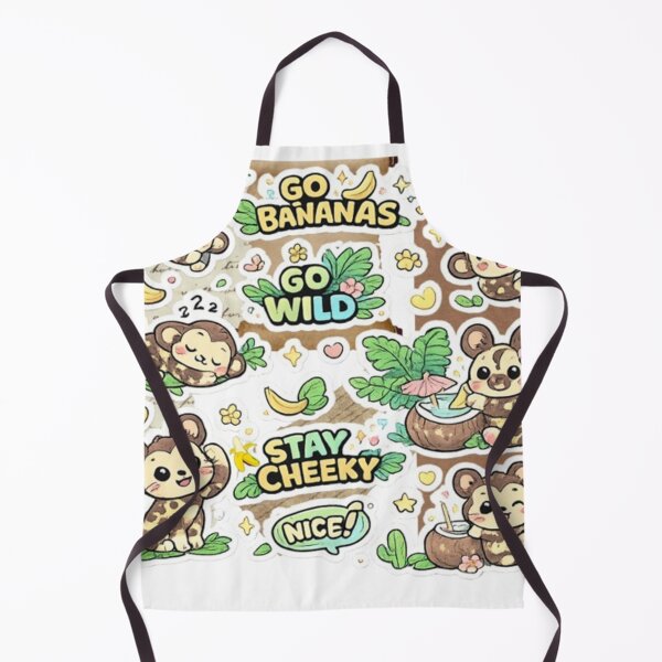 Item preview, Gen-Z Wild Monkey Sticker Pack Pastel Cute designed and sold by mukibas37i.