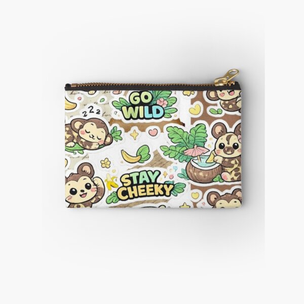 Item preview, Gen-Z Wild Monkey Sticker Pack Pastel Cute designed and sold by mukibas37i.