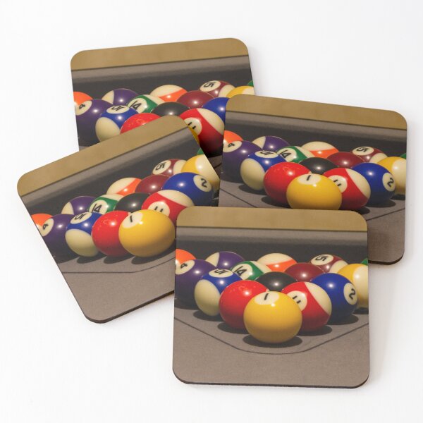 Item preview, Colorful Pool Balls Scattered on Table For Billiards Play designed and sold by Nmallia.