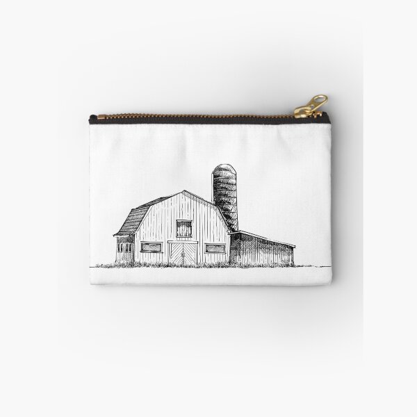 Item preview, Barn line art sketch  designed and sold by midsketcher.