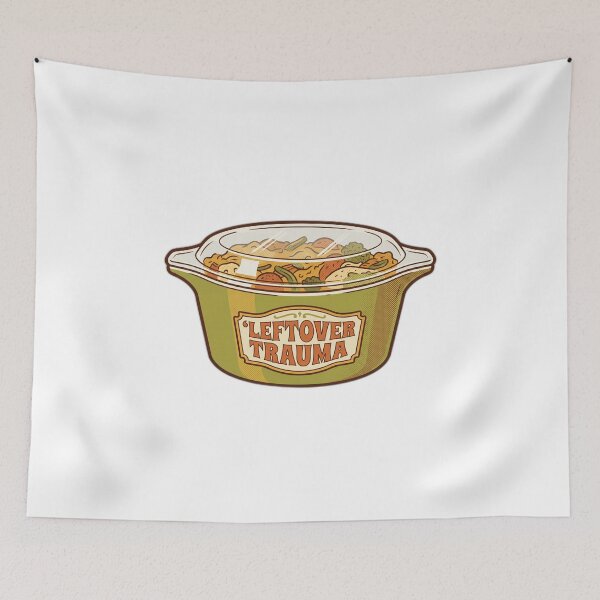 Item preview, Leftover Trauma Retro Casserole Dish Dark Humor designed and sold by ryanguas.