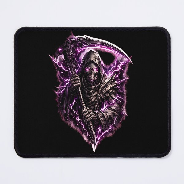 Item preview, Cyberpunk Grim Reaper Purple Lightning designed and sold by RiteshCenter .
