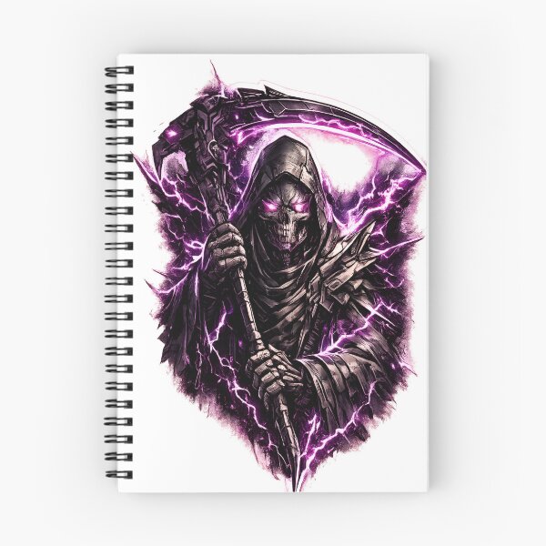 Item preview, Cyberpunk Grim Reaper Purple Lightning designed and sold by RiteshCenter .
