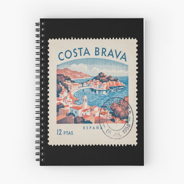 Item preview, Cadaqués Spain Costa Brava Postage Stamp Travel Sticker designed and sold by stickercuffs.