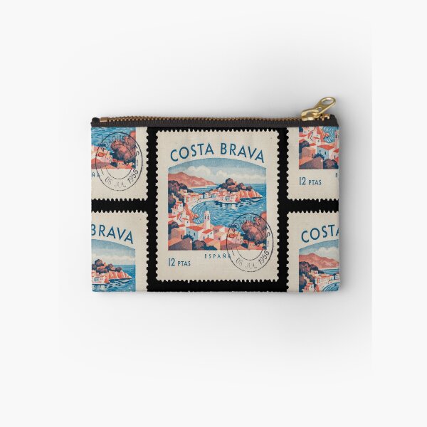 Item preview, Cadaqués Spain Costa Brava Postage Stamp Travel Sticker designed and sold by stickercuffs.