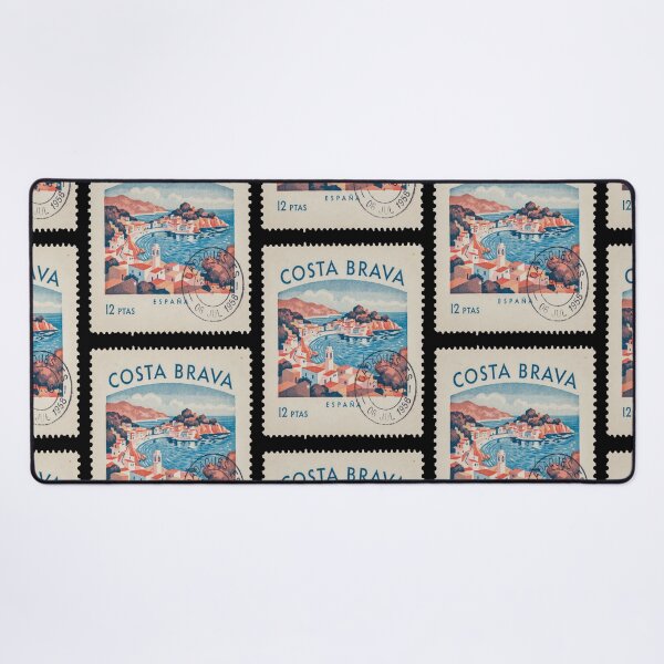 Item preview, Cadaqués Spain Costa Brava Postage Stamp Travel Sticker designed and sold by stickercuffs.