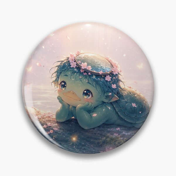 Item preview, Peaceful Kappa Pond Dream designed and sold by Lumina-Yokai.