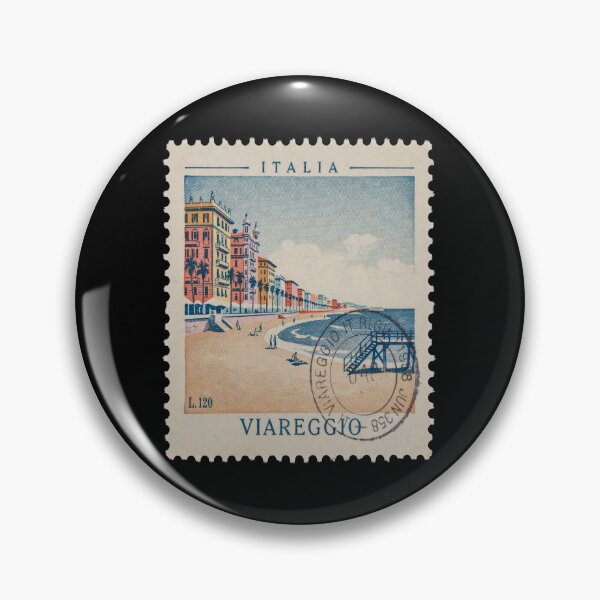Item preview, Viareggio Italy Tuscany Postage Stamp Travel Sticker designed and sold by stickercuffs.