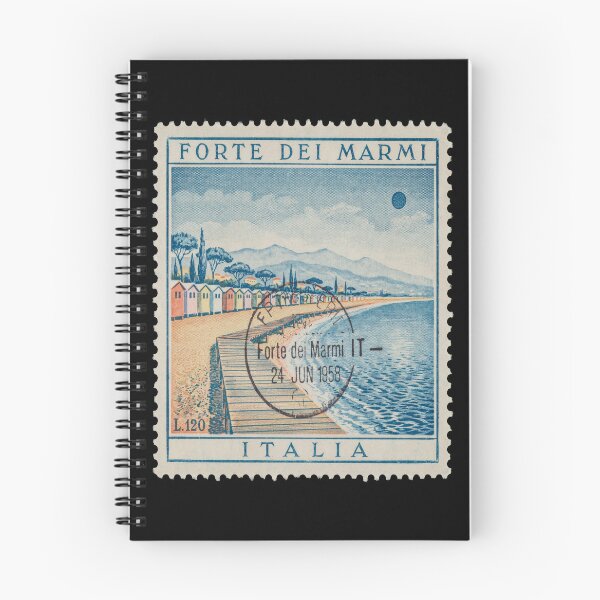 Item preview, Forte dei Marmi Tuscany Postage Stamp Travel Sticker designed and sold by stickercuffs.