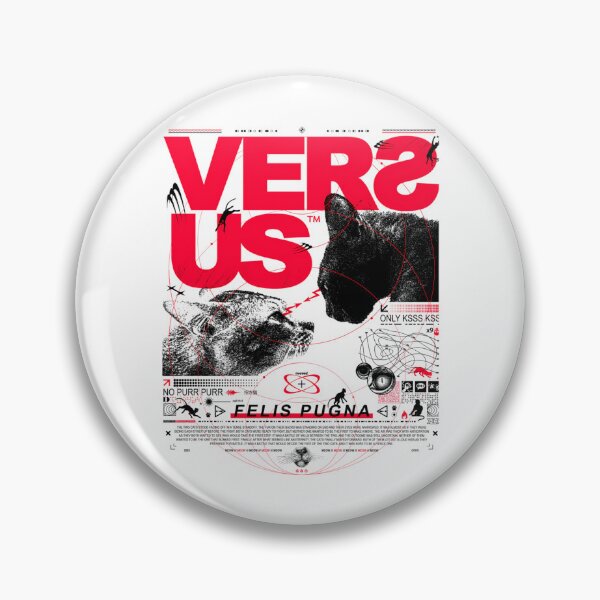 Artikelvorschau, Versus Feline Typographic entworfen und verkauft von JandJTT.