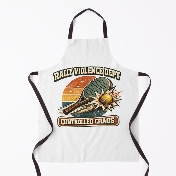 Item preview, Rally Violence Dept Controlled Chaos Retro Padel designed and sold by Concrete Coffee Studio.