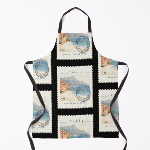 Item preview, Marina di Carrara Tuscany Postage Stamp Travel Sticker designed and sold by stickercuffs.