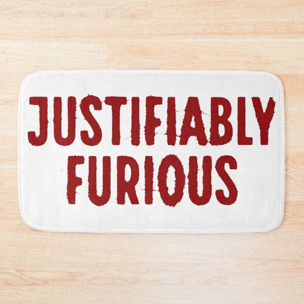 Item preview, Justifiably Furious designed and sold by Riot-And-Hope.