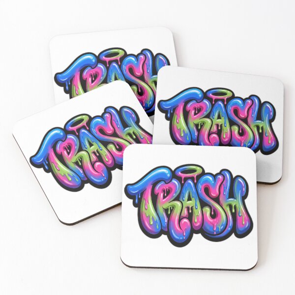 Item preview, Trash Vibrant Bubble Graffiti Street Art Humor designed and sold by ryanguas.
