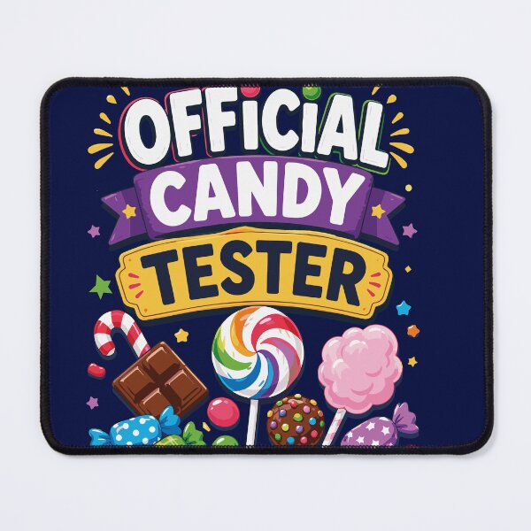 Item preview, Taste Adventure Official Candy Tester- Fun Sweet Treat Typography Design for Candy Lovers designed and sold by Huddy-clothes.