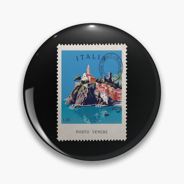 Item preview, Porto Venere Italy Gulf of Poets Postage Stamp Sticker designed and sold by stickercuffs.