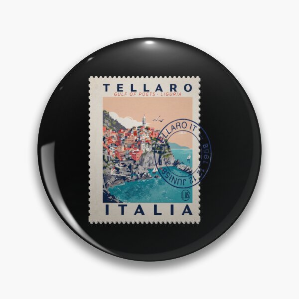 Item preview, Tellaro Italy Gulf of Poets Postage Stamp Sticker designed and sold by stickercuffs.