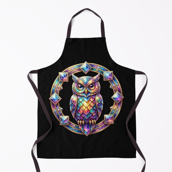 Item preview, Colorful Owl Gem Crystal Fantasy Jewel Art designed and sold by LuisWorks.