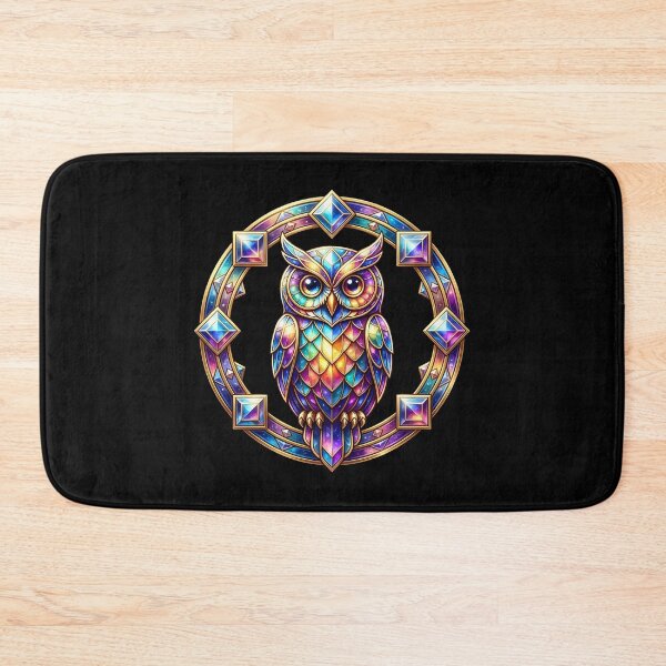 Item preview, Colorful Owl Gem Crystal Fantasy Jewel Art designed and sold by LuisWorks.