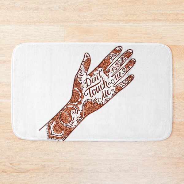Item preview, Don't Touch Me Hidden Message Henna Pattern designed and sold by ryanguas.