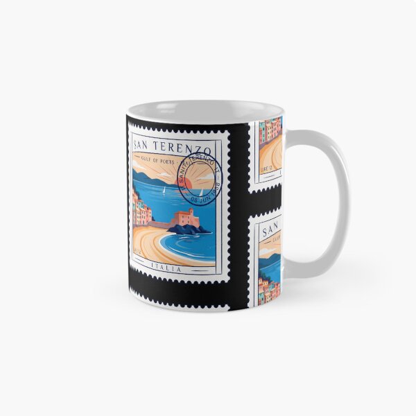 Item preview, San Terenzo Italy Gulf of Poets Postage Stamp Sticker designed and sold by stickercuffs.