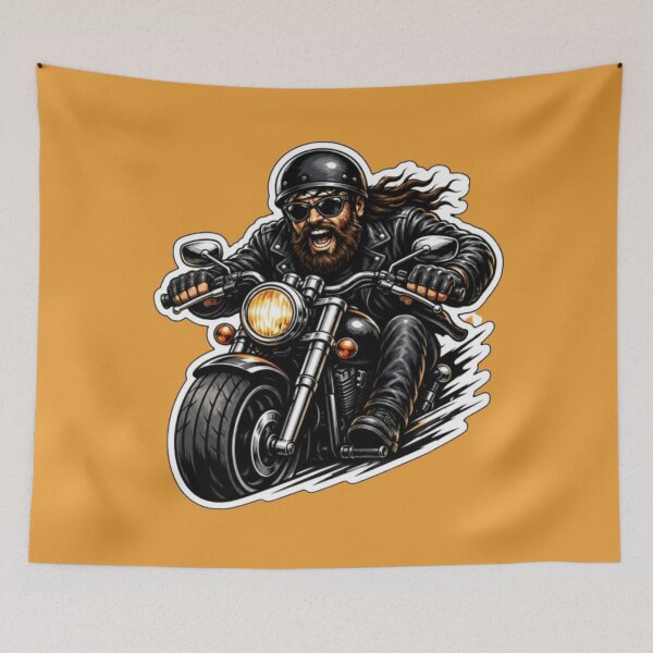 Item preview, Biker designed and sold by ArtsVenture.